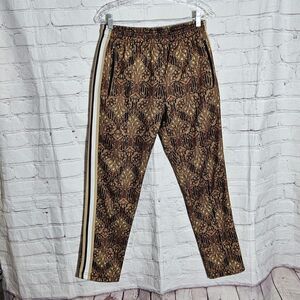 Urban Outfitters Womens Size SP Baroque Paisley Track Pants Side Stripe